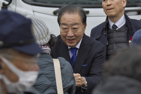 Wahlkampfveranstaltung zur Neuwahl des Unterhauses in Yokohama