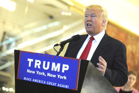 Donald Trump Pressekonferenz in New York