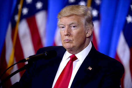 Donald Trump Pressekonferenz in New York