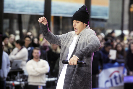 Justin Bieber in der NBC-Show 'Today' in New York