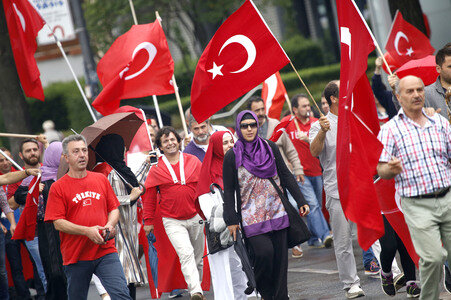 Erdogan-Demo in Köln