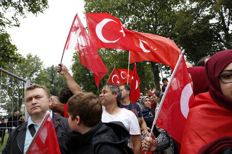 Erdogan-Demo in Köln