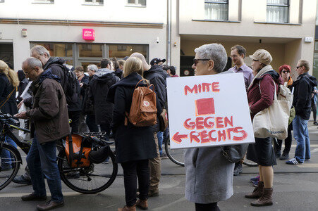 Demonstration 'Solidarität statt rechter Hetze' in Berlin