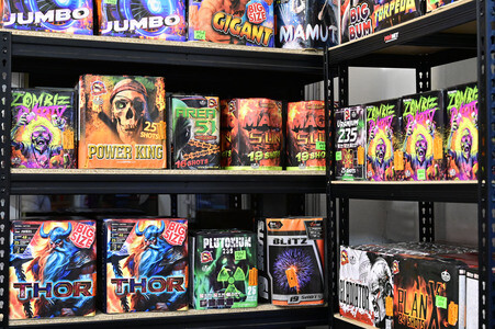 Symbolfoto Feuerwerk aus Polen