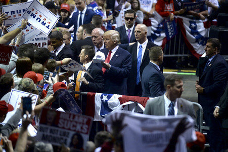 Donald Trump Wahlkampfveranstaltung in Wilkes-Barre