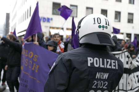 Demonstrationen gegen den AfD Bundesparteitag in Köln