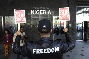 Protest gegen Boko Haram, New York