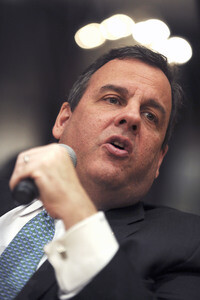 Chris Christie Podiumsgespräch in New York