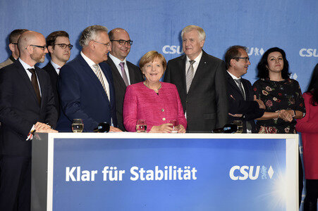 Wahlkampfveranstaltung der CSU in München