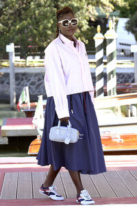 Ankunft von Alice Diop am Hotel Excelsior, Internationale Filmfestspiele von Venedig 2025