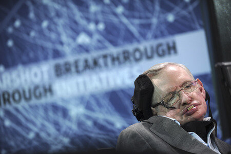 Präsentation der 'Breakthrough Starshot' Space Exploration Initiative in New York