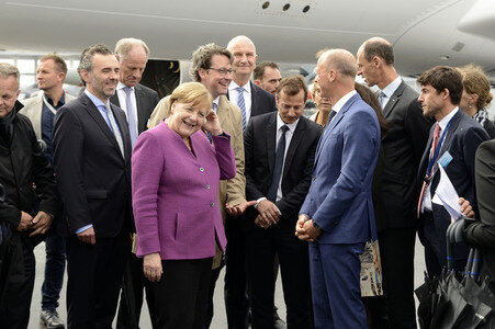 Eröffnung der Luftfahrtmesse ILA 2018 in Berlin