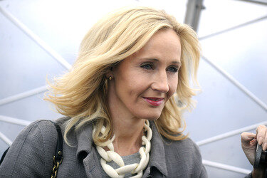 J.K. Rowling beleuchtet das Empire State Building, New York