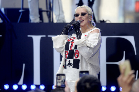 Konzert von Christina Aguilera in New York