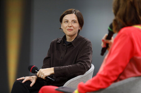Dorothee Elmiger auf der Frankfurter Buchmesse 2025 in Frankfurt