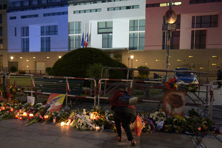 Gedenken an die Opfer des Anschlags von Nizza in Berlin