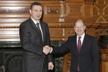 Vitali Klitschko im Rathaus Hamburg