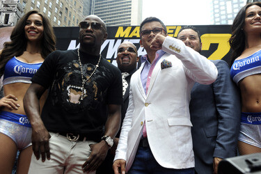 Floyd Mayweather Jr. vs. Marcos Maidana  Pressekonferenz  New York