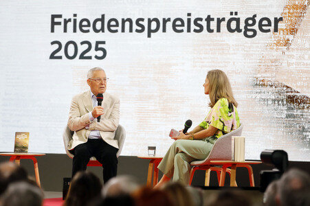 Karl Schlögel auf der Frankfurter Buchmesse 2025 in Frankfurt