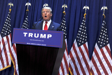 Donald Trump Pressekonferenz in New York
