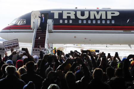 Wahlkampfrede von Donald Trump in Dubuque