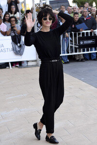 Ankunft von Paz Vega auf dem San Sebastian Film Festival 2017