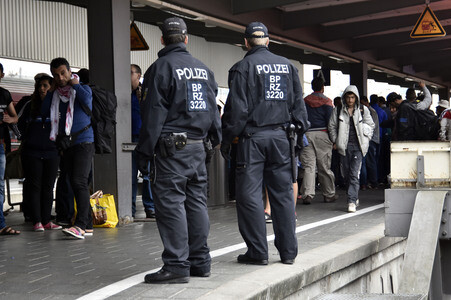Ankunft der Flüchtlinge am Hauptbahnhof München