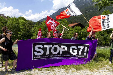 G7 Gipfel auf Schloss Elmau in Bayern