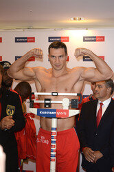 Wiegen zum Kampf Klitschko vs. Leapi, Mülheim an der Ruhr