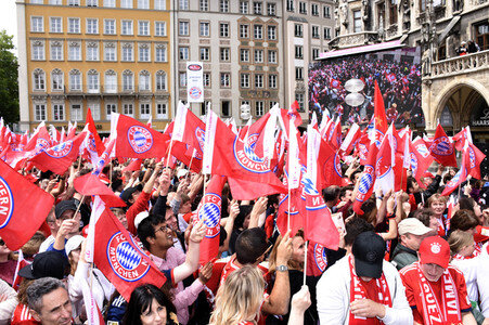 Meisterfeier 2018 des FC Bayern München