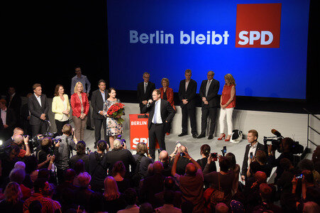 Wahlabend der SPD in Berlin
