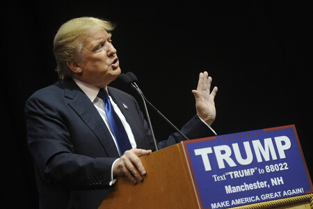 Wahlkampfrede von Donald Trump in Manchester