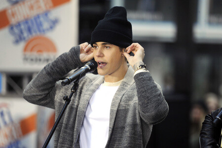 Justin Bieber in der NBC-Show 'Today' in New York