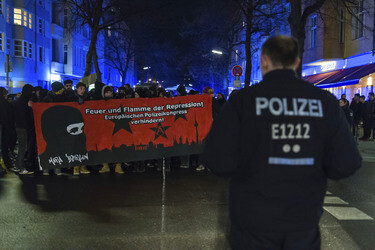 Demo gegen Europäischen Polizeikongress, Berlin