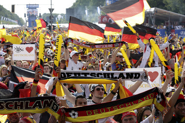 WM-Fanmeile vor dem Spiel Deutschland gegen Portugal, Berlin
