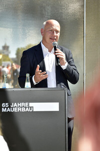 Pressekonferenz 65 Jahre Mauerbau in Berlin
