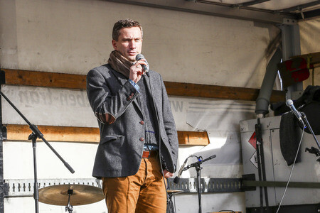Martin Dulig bei den Gegendemos zu Pegida
