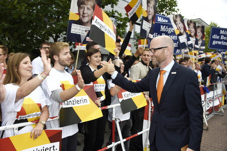 TV-Duell der Spitzenkandidaten zur Bundestagswahl 2017 in Berlin