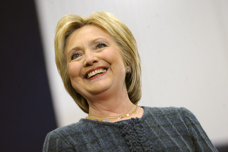 Wahlkampfrede von Hillary Clinton in Portsmouth