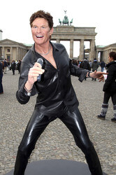 Launch der Wachsfigur von David Hasselhoff, Berlin