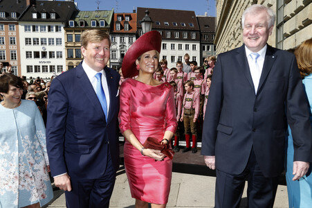König Willem-Alexander und Königin Maxima der Niederlande in München