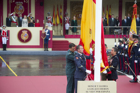 Militäparade zum Nationalfeiertag in Madrid
