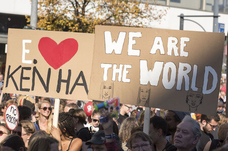 Demonstration 'Unteilbar' in Berlin