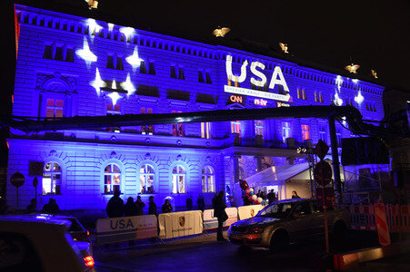 Wahlparty zur US-Wahlnacht 2016 in Berlin