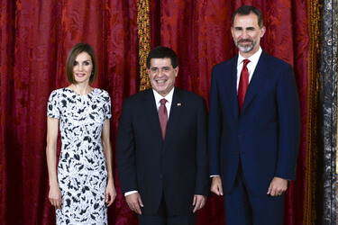 Empfang für Präsident Horacio Cartes in Madrid