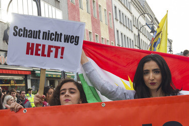 'Berlin ist Kobane' Demonstration, Berlin
