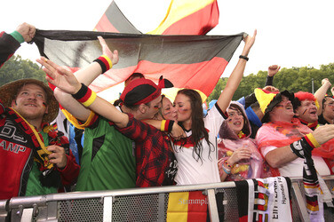 WM-Fanmeile beim Spiel Deutschland gegen USA, Berlin