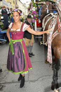 Wiesn-Einzug der Festwirte und Brauereien in München