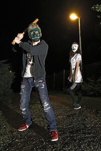 Photoshooting mit 'The Purge' Fans in Eldagsen