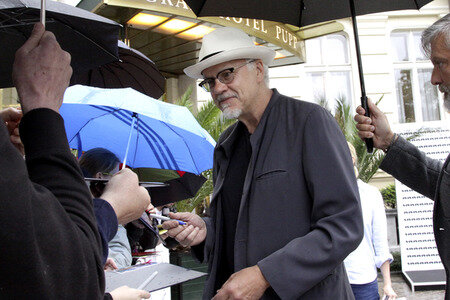Ankunft von Tim Robbins, Karlovy Vary International Film Festival 2018